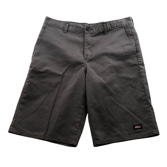 Dickies Mens Work Shorts Size 35W Chino Flaat Front Workwear Gray Classic Casual - Picture 1 of 12